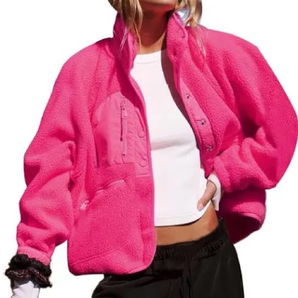 Free people pink jacket